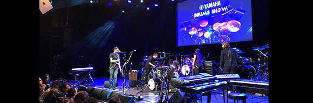 Nos étudiants EMC Cinéma et Son assurent au Yamaha Drums Show 