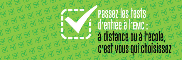 Passez le concours à l'école ou à distance, c'est VOUS qui voyez!